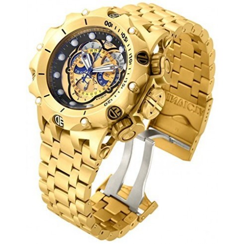 Invicta Venom Hybrid Multi-Function Gold Dial Gold-plated Men's Watch 16804 watches