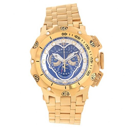 Invicta Venom Reserve Chronograph Blue Dial Yellow Gold-plated Men's Watch 16805 watches