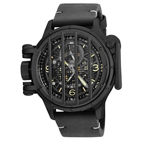 Invicta Vintage Black Dial Black Leather Men's Watch 20256 watches