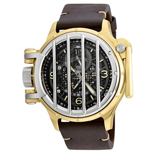 Invicta Vintage Black Dial Brown Leather Men's Watch 20258 watches