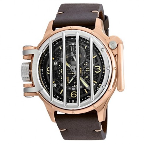 Invicta Vintage Black Dial Brown Leather Men's Watch 20259 watches