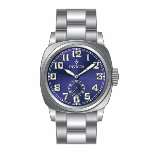 Invicta Vintage Blue Dial Stainless Steel Men's Watch 15079 watches