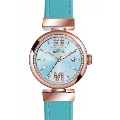 Invicta Wildflower Blue Dial Blue Leather Ladies Watch 15544 watches