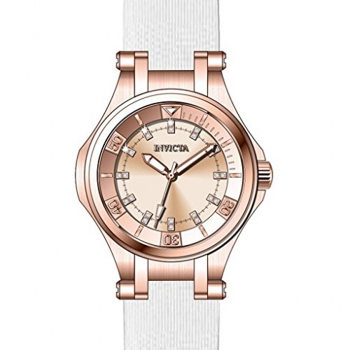 Invicta Wildflower Rose Dial White Polyurethane Ladies Watch 21757 watches