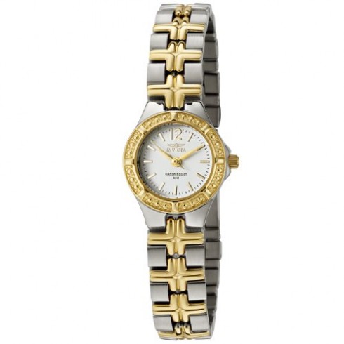 Invicta Wildflower Silver Dial Two-tone Ladies Watch 0130 watches