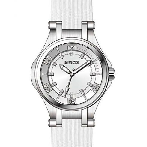 Invicta Wildflower Silver Dial White Polyurethane Ladies Watch 21755 watches