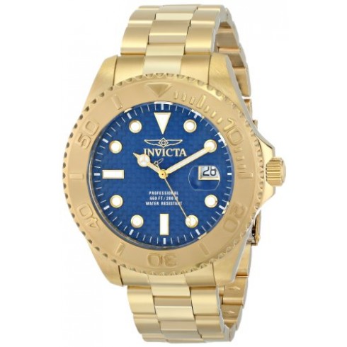 Invictas Pro Diver Blue Dial Gold-plated Men's Watch 15193 watches