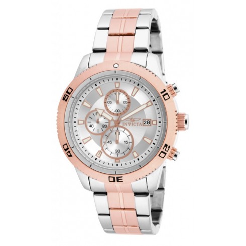 Invictas Specialty Chronograph Silver Dial Two-tone Men's Watch 17442 watches