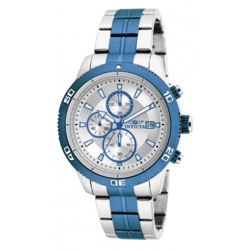 Invictas Specialty Chronograph Silver Dial Two-tone Men's Watch 17443 watches