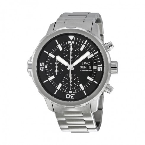 IWC Aquatimer Automatic Chronograph Steel Case Black Dial Men's Watch IW376804 watches