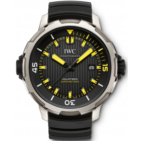 IWC Aquatimer Black Dial Automatic Men's Watch IW358001 watches