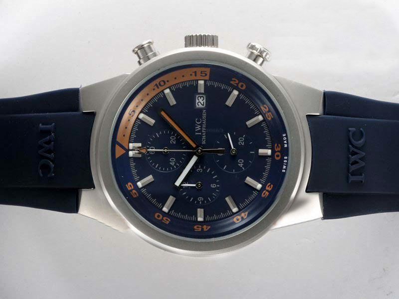 IWC Aquatimer Chronograph IW376704 Quartz Chronograph Black Dial 42mm Watch watches