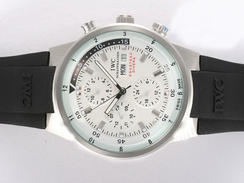 IWC Aquatimer Chronograph IW378101 Midsize Stainless Steel Case 44mm Watch watches