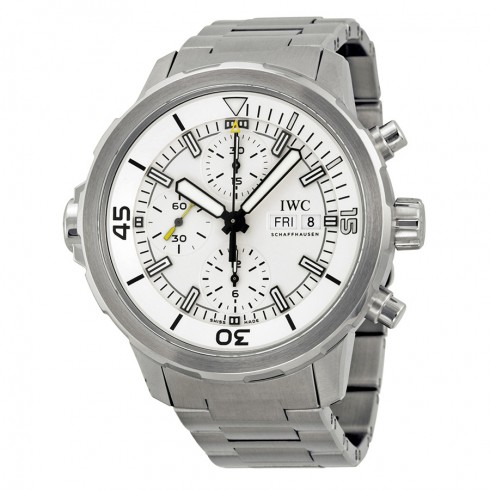 IWC Aquatimer Chronograph Silver Dial Stainless Steel Men's Watch IW376802 watches