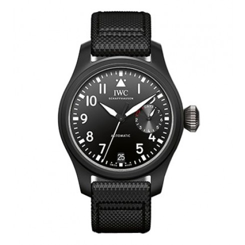 IWC Big Pilot Black Dial Automatic Black Leather Men's Watch IW502002 watches