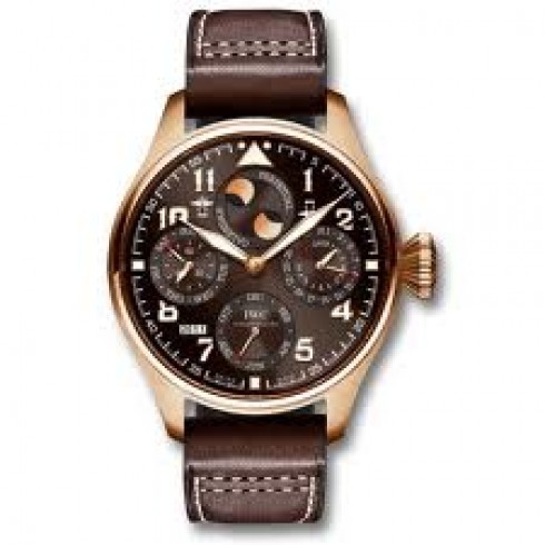 IWC Big Pilot Perpetual Calendar Brown Dial Brown Leather Men's Watch IW502617 watches