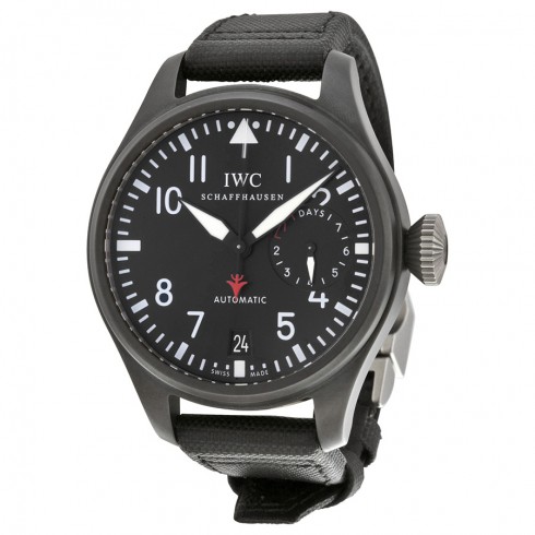 IWC Big Pilot Top Gun Black Dial Automatic Power Reserve Men's Watch IW501901 watches