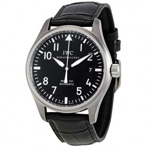 IWC Classic Pilot Mark XVI Steel Black Men's Watch 3255-01 watches
