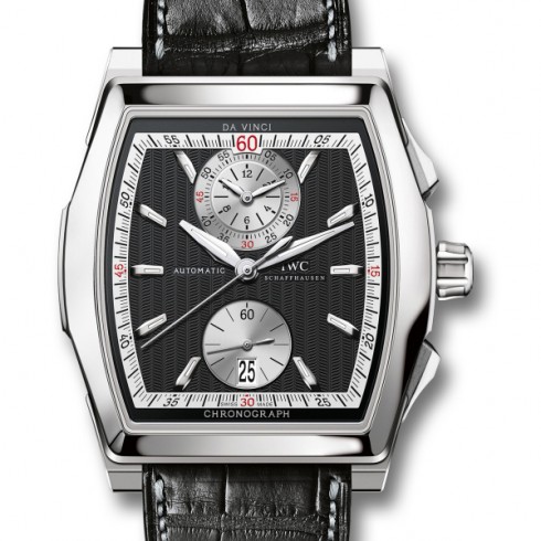 IWC Da Vinci Black Dial Black Leather Chronograph Men's Watch IW376421 watches