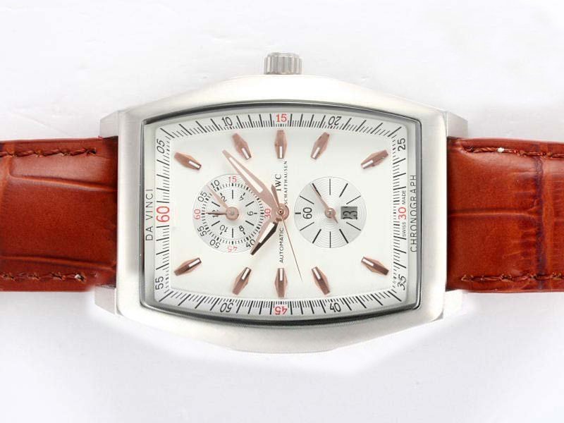 IWC Da Vinci Chronograph IW376411 Quartz Chronograph Rectangle Midsize Watch watches