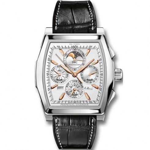 IWC Da Vinxi Perpetual Calendar Edition Kurt Klaus Stainless Steel Men's Watch IW376207 watches