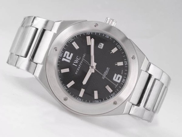 IWC Ingenieur Automatic IW322701 Stainless Steel Case Black Dial Round Watch watches