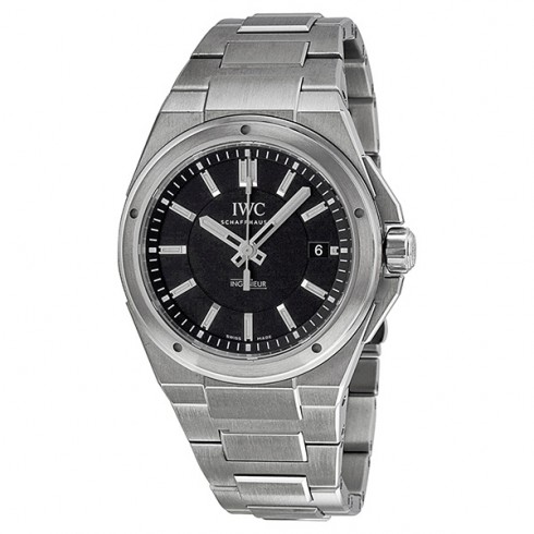 IWC Ingenieur Black Dial Stainless Steel Automatic Men's IW323902 watches