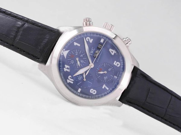 IWC Ingenieur Ingenieur Chronograph IW372503 Blue Dial Round Automatic Watch watches