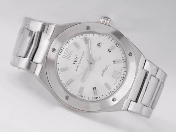 IWC Ingenieur Midsize IW451501 Stainless Steel Case Round White Dial Watch watches