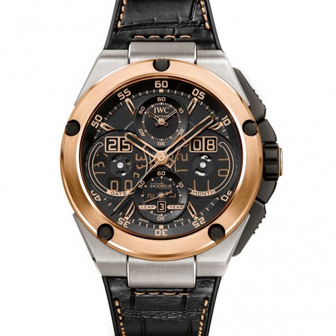 IWC Ingenieur Perpetual Calendar Black Dial Chronograph Automatic Men's Watch IW379203 watches