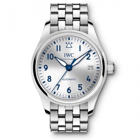 IWC Pilot Silver Dial Automatic Men's Stainless Steel Watch IW324004 watches