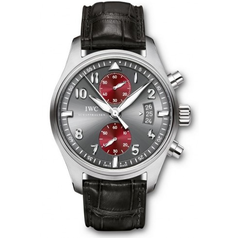 IWC Pilot Spitfire Silver Dial Chronograph Dial Automatic Men's Watch IW387810 watches