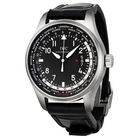 IWC Pilot Worldtimer Black Dial Automatic Men's Watch IW326201 watches