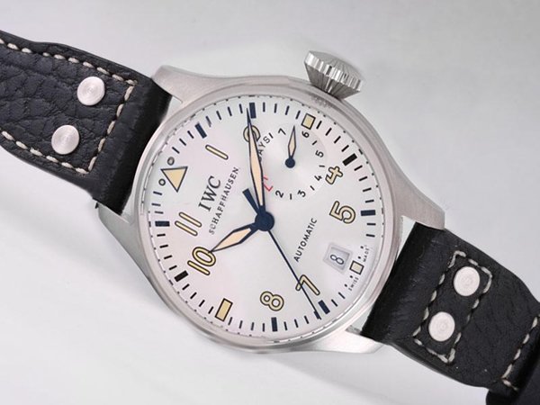 IWC Pilots Classic Big Pilots IW500401 Stainless Steel Case Stainless Steel Bezel Midsize Watch watches
