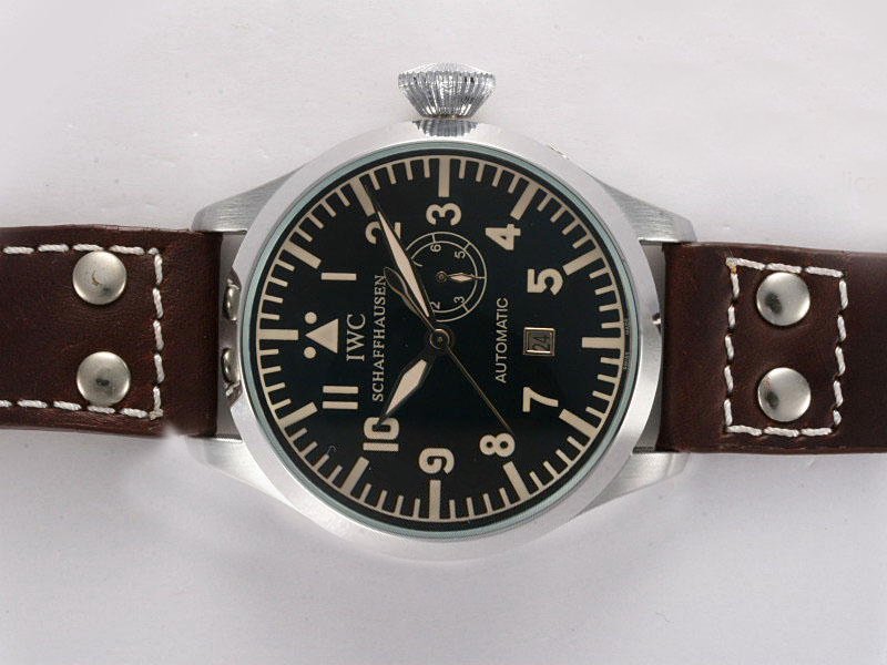 IWC Pilots Classic Big Pilots IW500402 Round Black Dial Automatic Watch watches