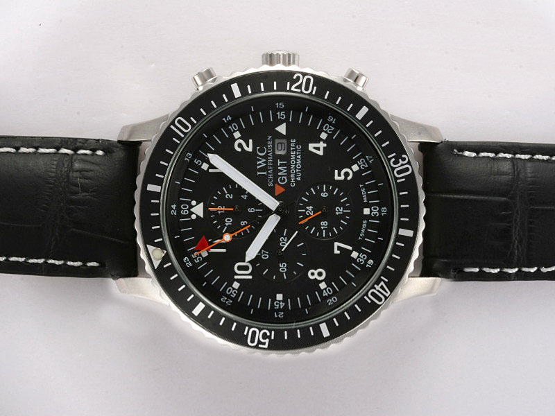 IWC Pilots Classic Pilots Top Gun IW379901 Automatic Stainless Steel Bezel Watch watches