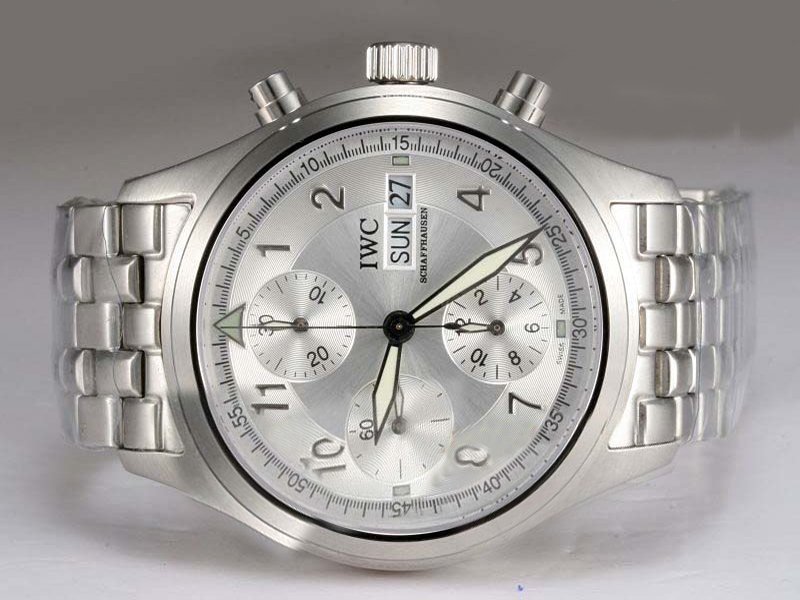 IWC Pilots Spitfire Chronograph IW371705 Stainless Steel Bezel Midsize Automatic Watch watches