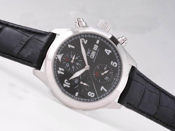 IWC Pilots Spitfire IW371712 Stainless Steel Case 42mm Black Dial Watch watches
