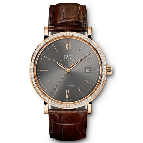 IWC Portofino Anthracite Dial Diamond Automatic Men's Watch 3565-16 watches