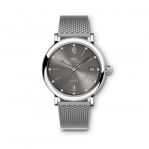 IWC Portofino Anthracite Diamond Dial Stainless Steel Automatic Unisex Watch 4581-10 watches