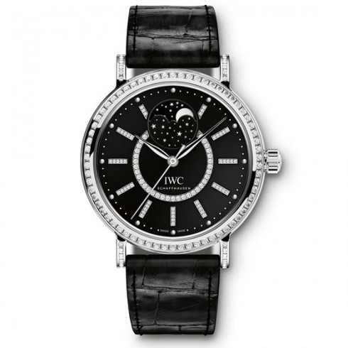 IWC Portofino Black Dial Diamond Automatic Watch 4590-04 watches