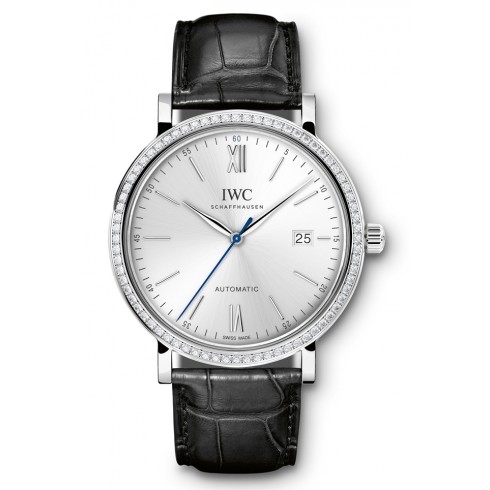 IWC Portofino Silver Dial Diamond Automatic Men's Watch 3565-14 watches