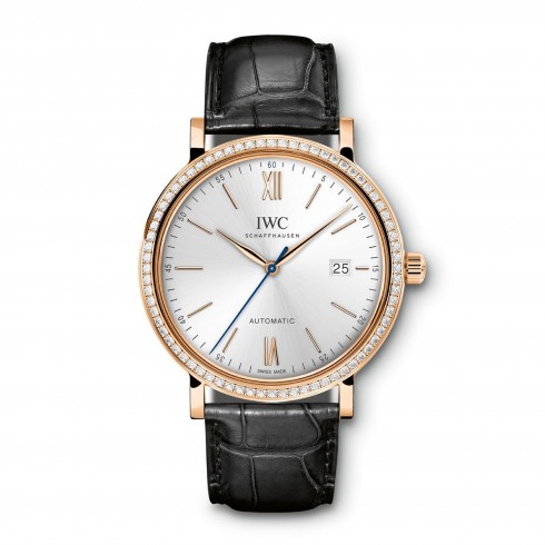 IWC Portofino Silver Dial Diamond Automatic Men's Watch 3565-15 watches