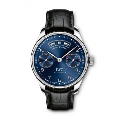 IWC Portugeiser Midnight Blue Dial 18K Rose Gold Automatic Men's Watch IW503502 watches