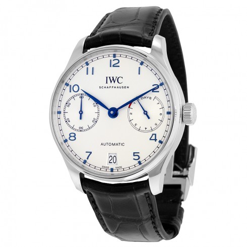 IWC Portugieser Automatic Black Strap Men's Watch IW500705 watches