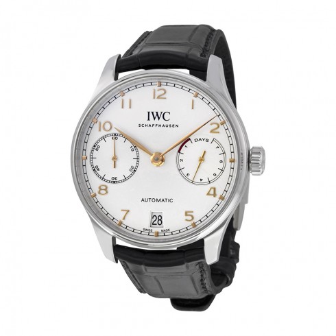IWC Portugieser Automatic Black Strap Men's Watch IW500704 watches