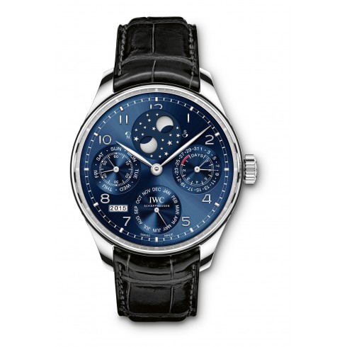 IWC Portugieser Perptual Calendar Double Moonphase 18K White Gold Men's Watch 5034-01 watches