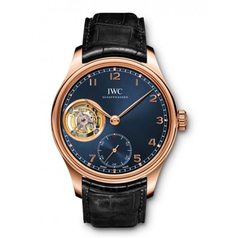 IWC Portugieser Tourbillion Blue Dial Men's Watch IW546305 watches