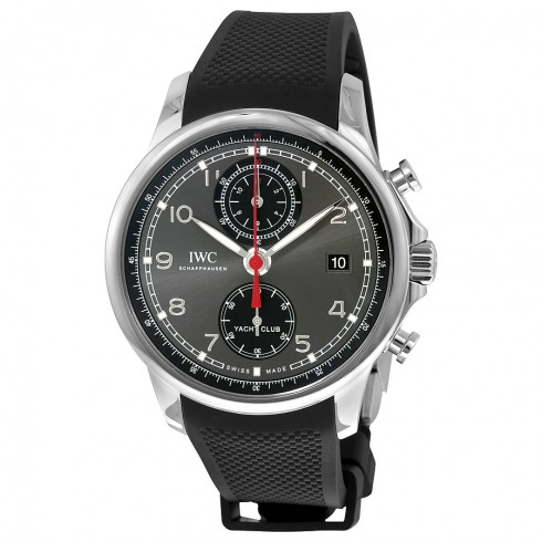 IWC Portugieser Yacht Club Automatic Anthracite Dial Black Rubber Men's Watch 3905-03 watches