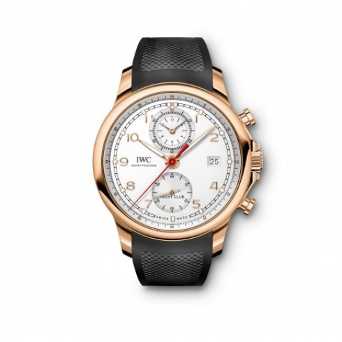 IWC Portugieser Yacht Club Silver Dial 18K Rose Gold Automatic Men's Watch 3905-01 watches
